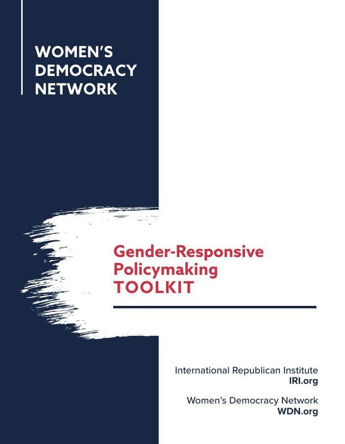 Gender-Responsive Policymaking Toolkit cover