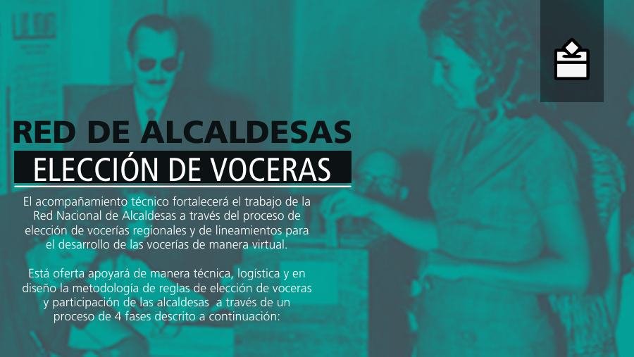 Virtual Election of the Women Mayors Network's Spokeswomen