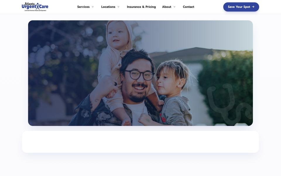 Atlanta Urgent Care redesign