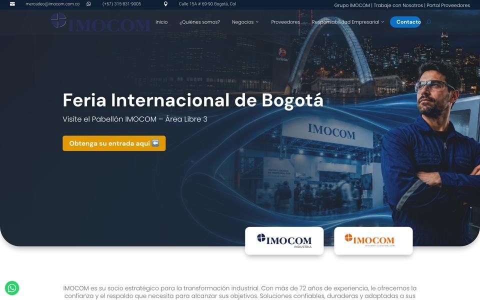 IMOCOM industrial group website